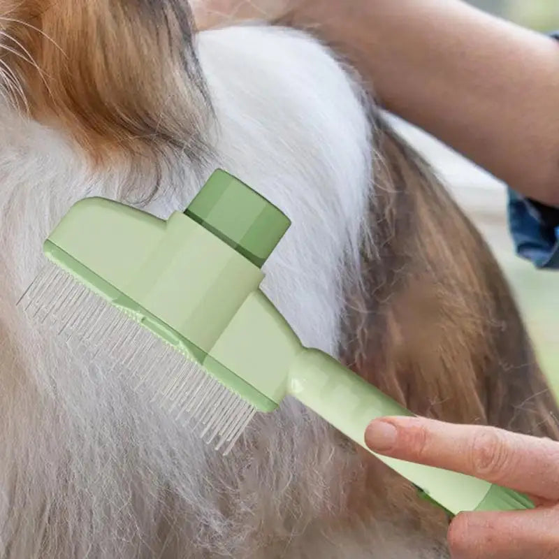 Self-Cleaning Pet Grooming Comb