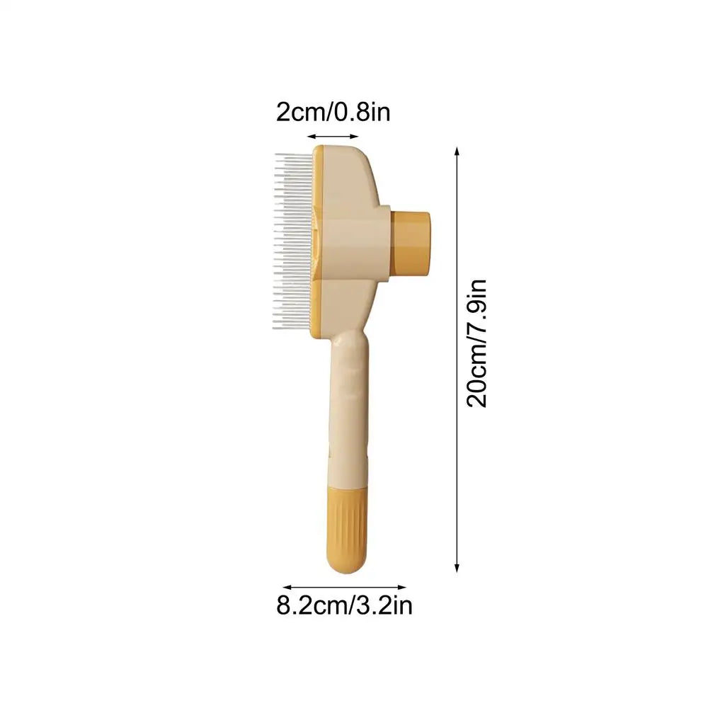 Self-Cleaning Pet Grooming Comb