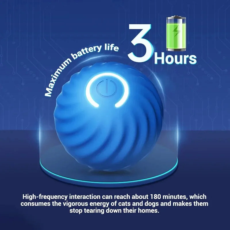 Automatic Moving & Bouncing Ball Dog Toy