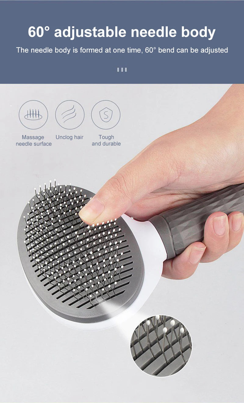 Dog Grooming & Hair Remover Brush
