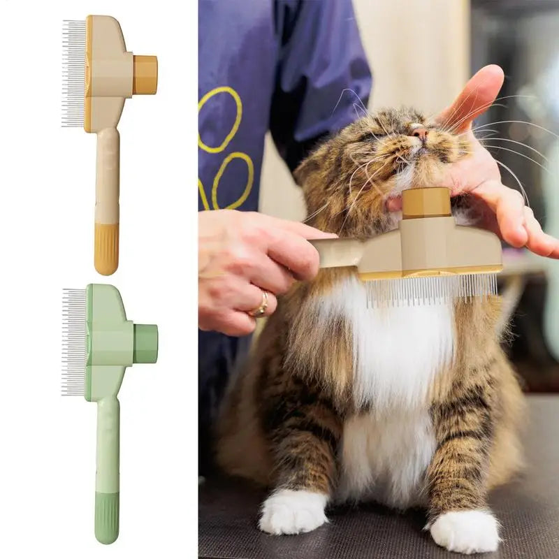 Self-Cleaning Pet Grooming Comb