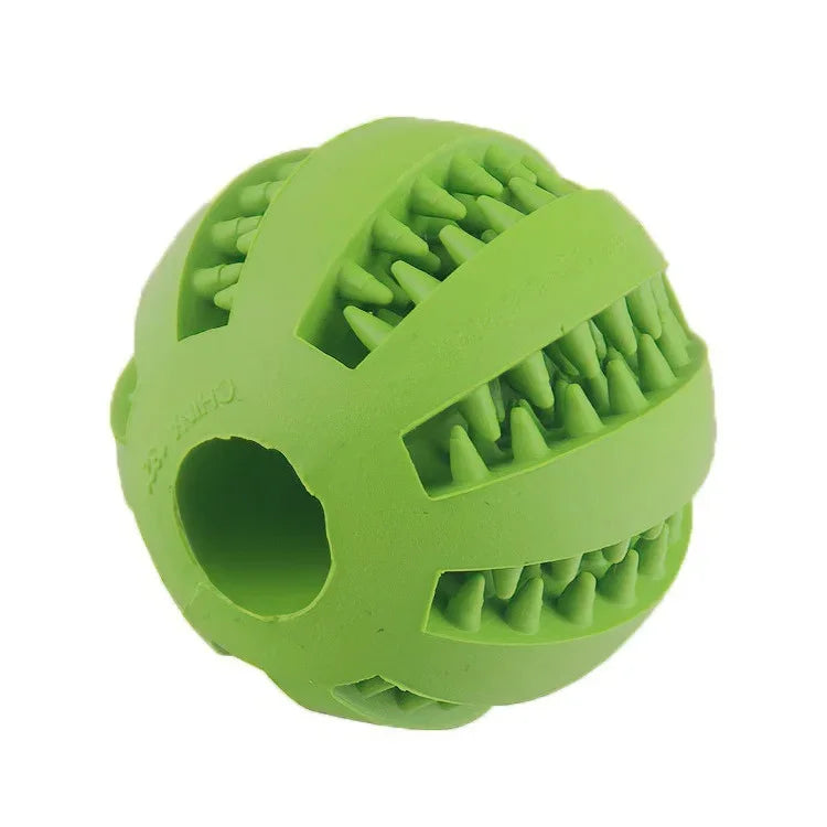 Dog Chew Toy Ball – Non-Toxic Treat Feeder & Teeth Cleaner