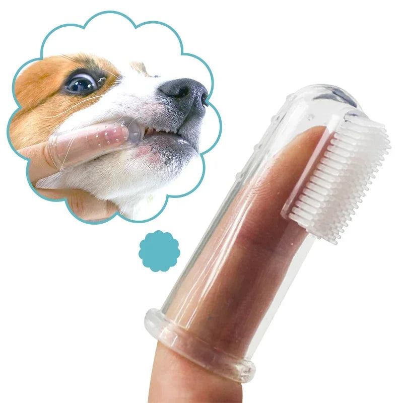 Soft Silicone Pet Finger Toothbrush