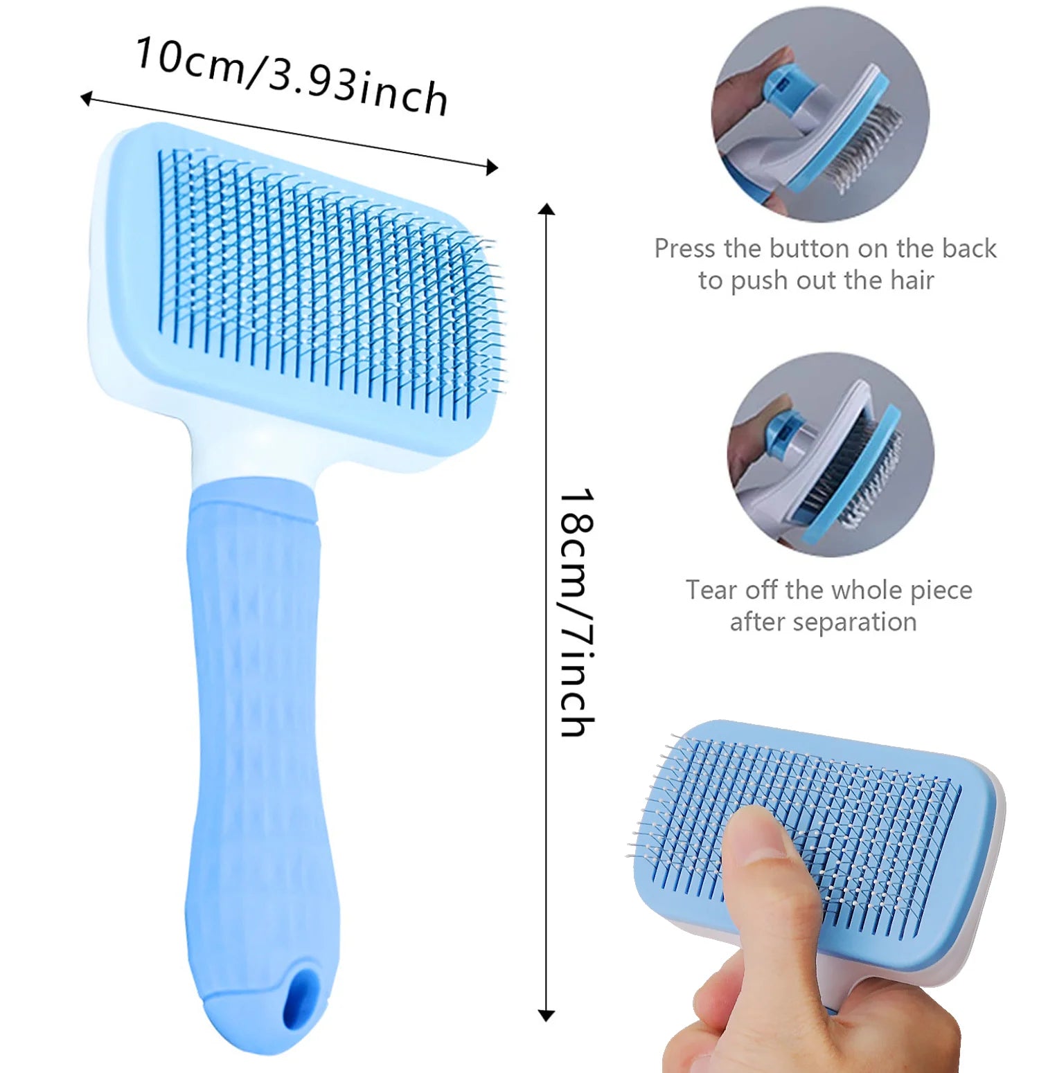 Dog Grooming & Hair Remover Brush