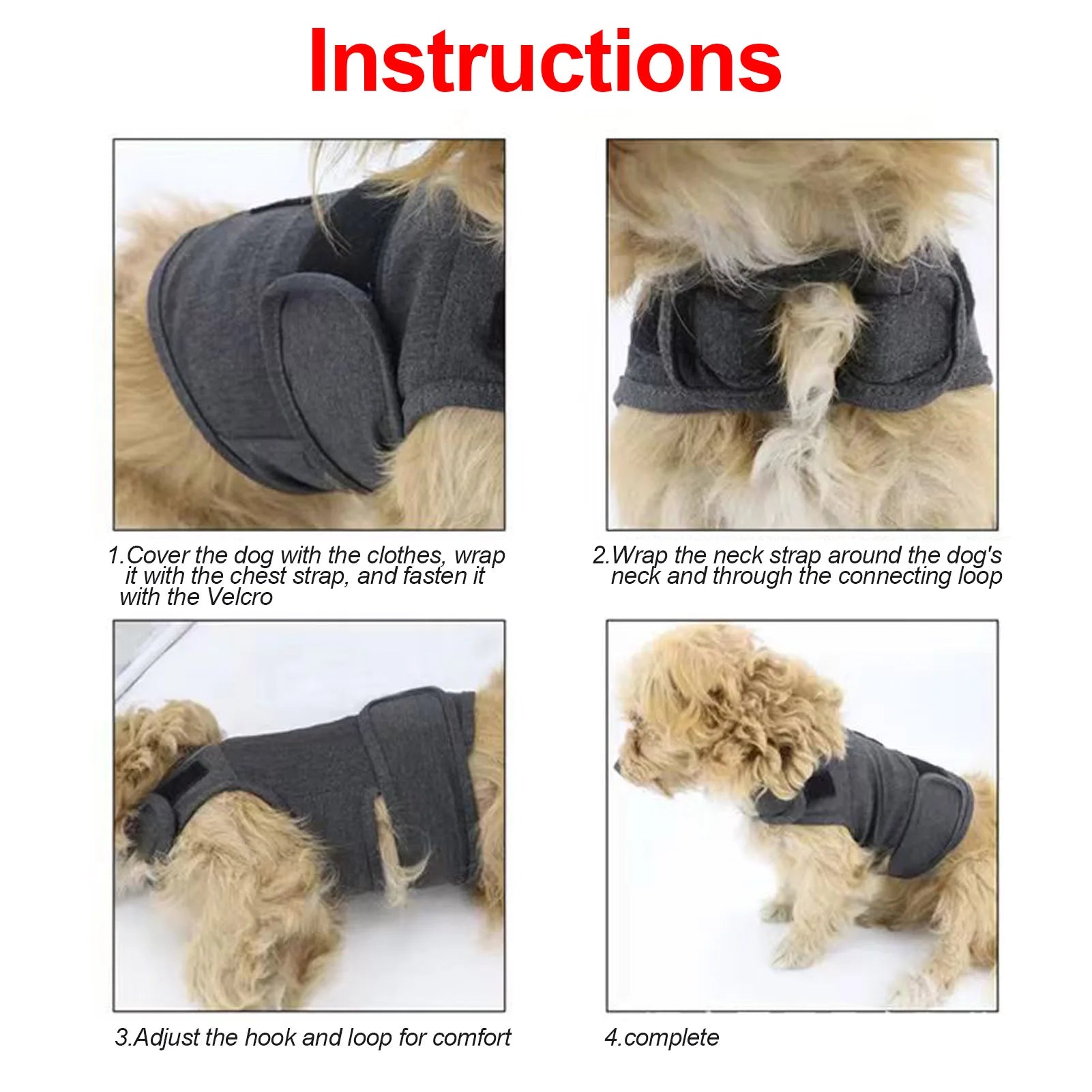 Calming Comfort Vest for Dogs