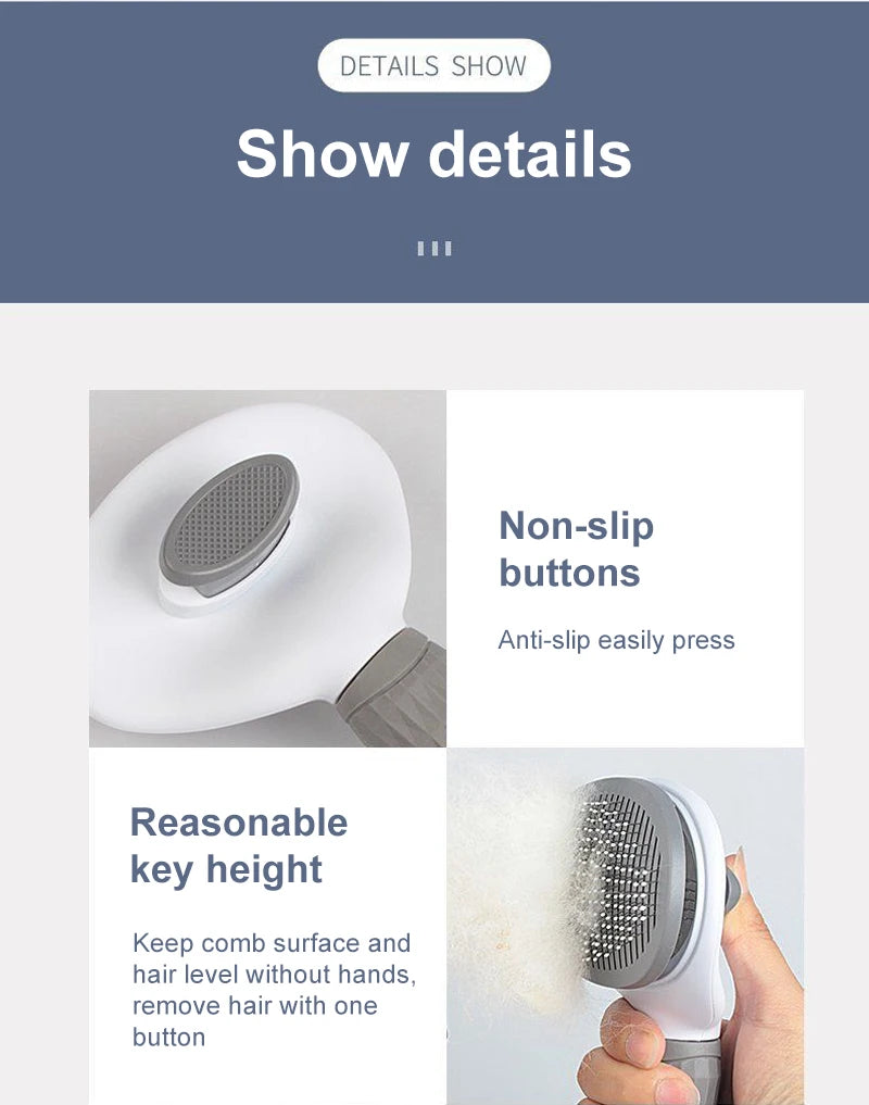 Dog Grooming & Hair Remover Brush