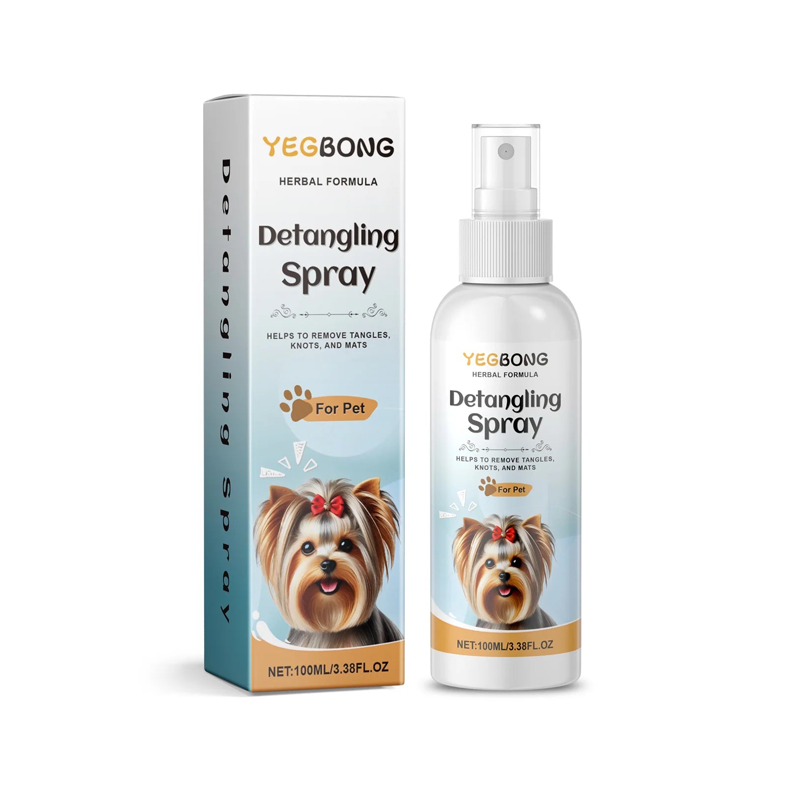 Pet Hair Detangling & Smoothing Spray (100ml)