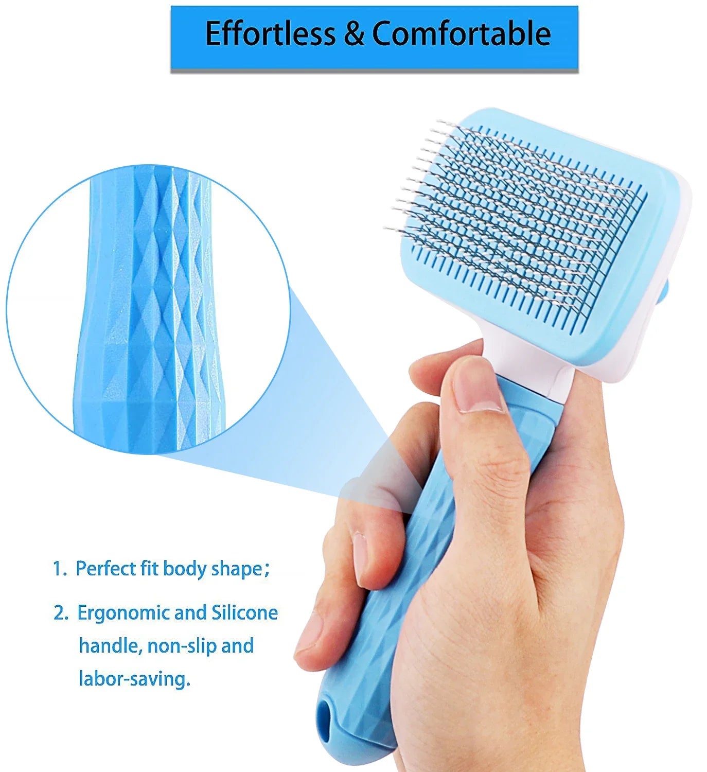 Dog Grooming & Hair Remover Brush