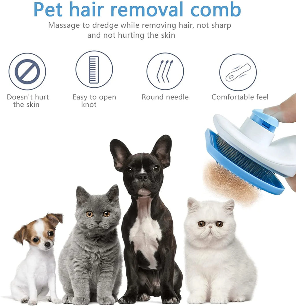 Dog Grooming & Hair Remover Brush