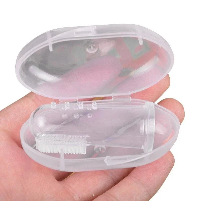 Soft Silicone Pet Finger Toothbrush